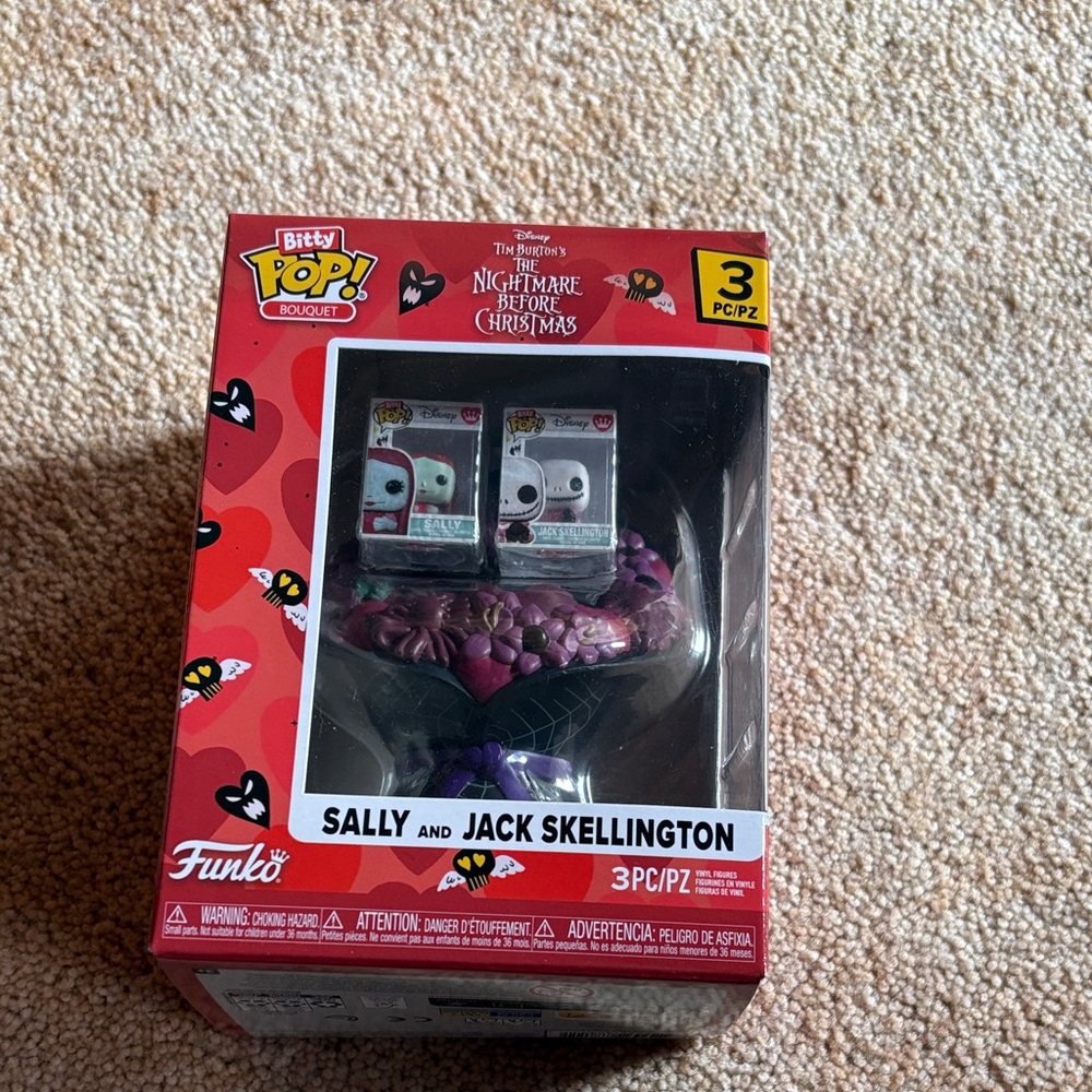 Funko Bitty Bouquet Sally & Jack Skellington Purple and Black
